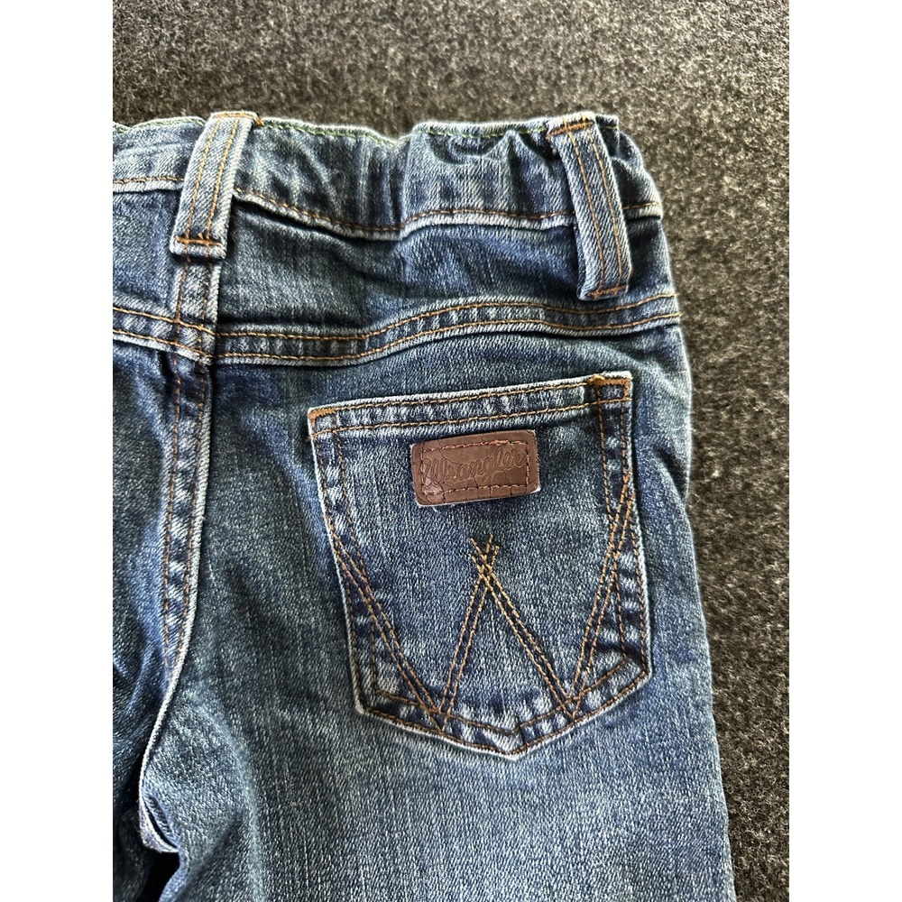 Wrangler Retro Kids Slim Straight Jeans Medium Wash Size 4 Regular 88JWZBZ